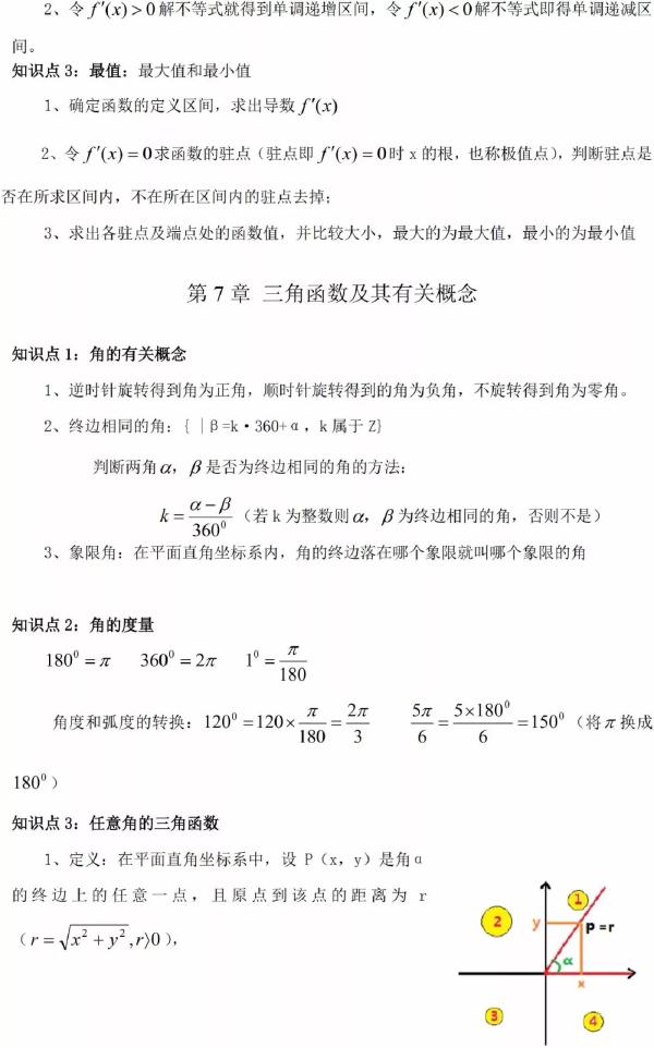 成人高考数学知识点有哪些？知识点归纳汇总！-8