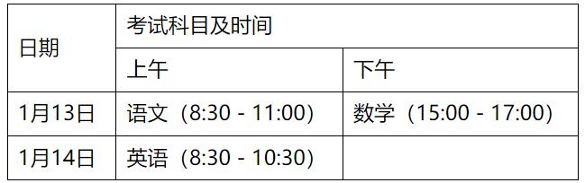 广东2024年普通高校招收中职毕业生统考时间安排