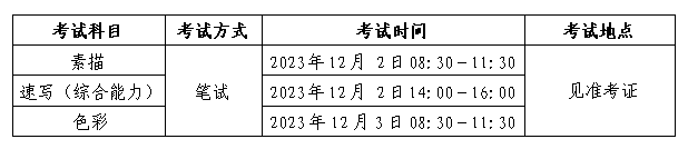 黑龙江2024年普通高校艺术类招生考试安排