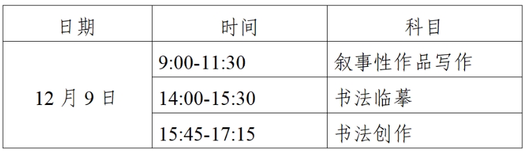 江苏2024年艺考表（导）演类（笔试）、书法类考前提醒