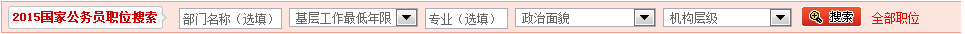 2012国家公务员职位查询